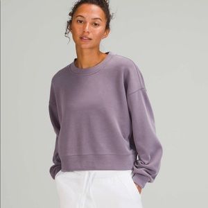 Lululemon Perfectly Oversized Crop Crew Softstreme